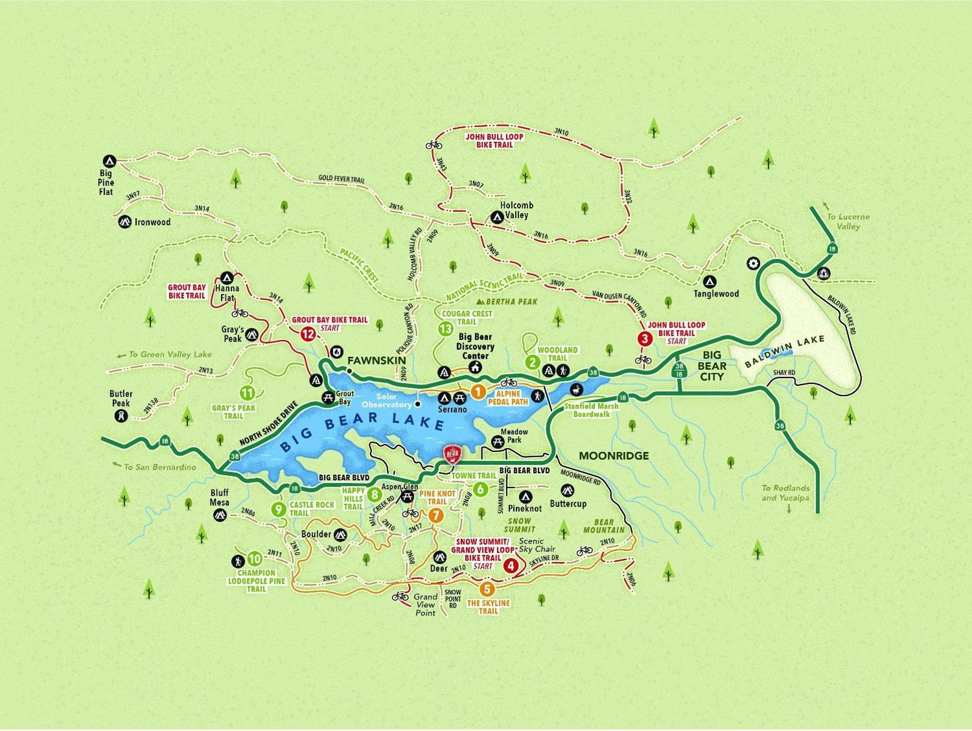 Villa The Nest On Towne Trail - Hot Tub, Bbq, Fire Pit Big Bear Lake Esterno foto